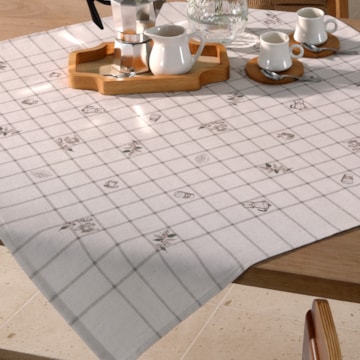 Toalha de Chá / Centro de Mesa Dohler Clean Melina 78cm x 78cm