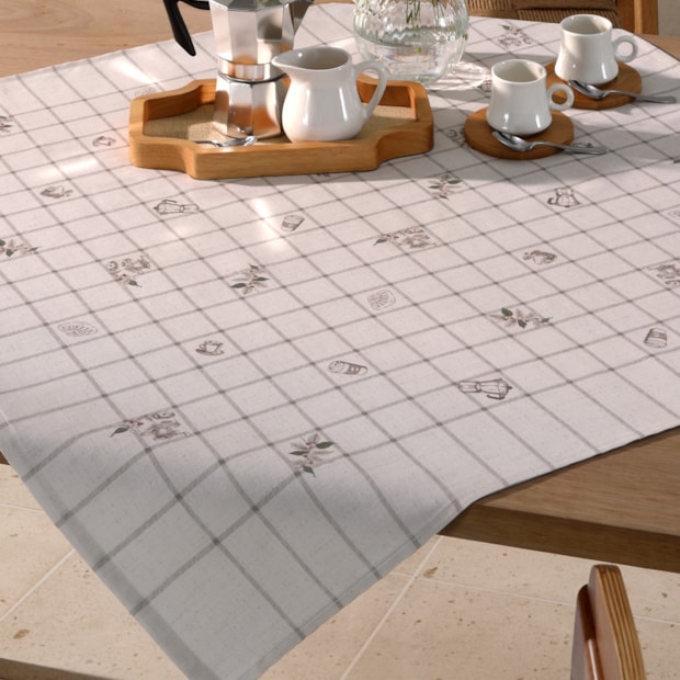Toalha de Chá / Centro de Mesa Dohler Clean Melina 78cm x 78cm