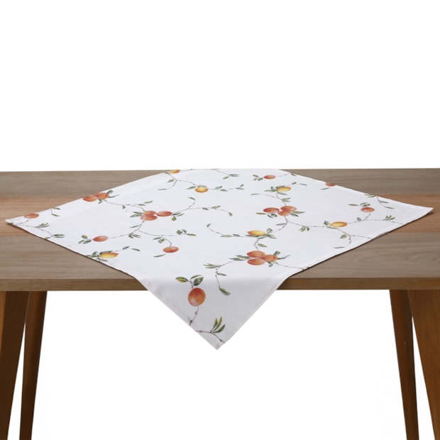 Toalha de Chá / Centro de Mesa Dohler Clean Pêssegos 78cm x 78cm