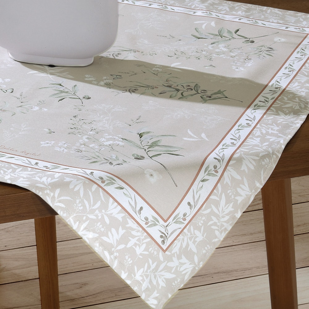 Toalha de Chá / Centro de Mesa Dohler Clean Renova Estampado Digital Adele 78cm x 78cm