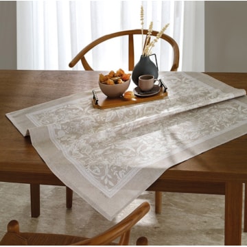 Toalha de Chá / Centro de Mesa Dohler Clean Renova Estampado Digital Alana 78cm x 78cm