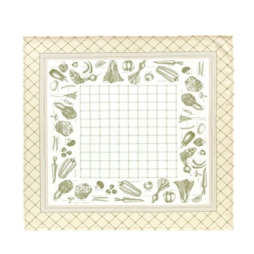 Toalha de Chá / Centro de Mesa Dohler Clean Renova Estampado Digital Charlotte 78cm x 78cm