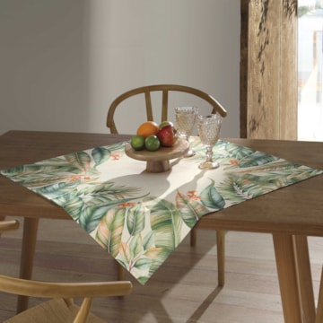 Toalha de Chá / Centro de Mesa Dohler Clean Renova Estampado Digital Hércules 78cm x 78cm