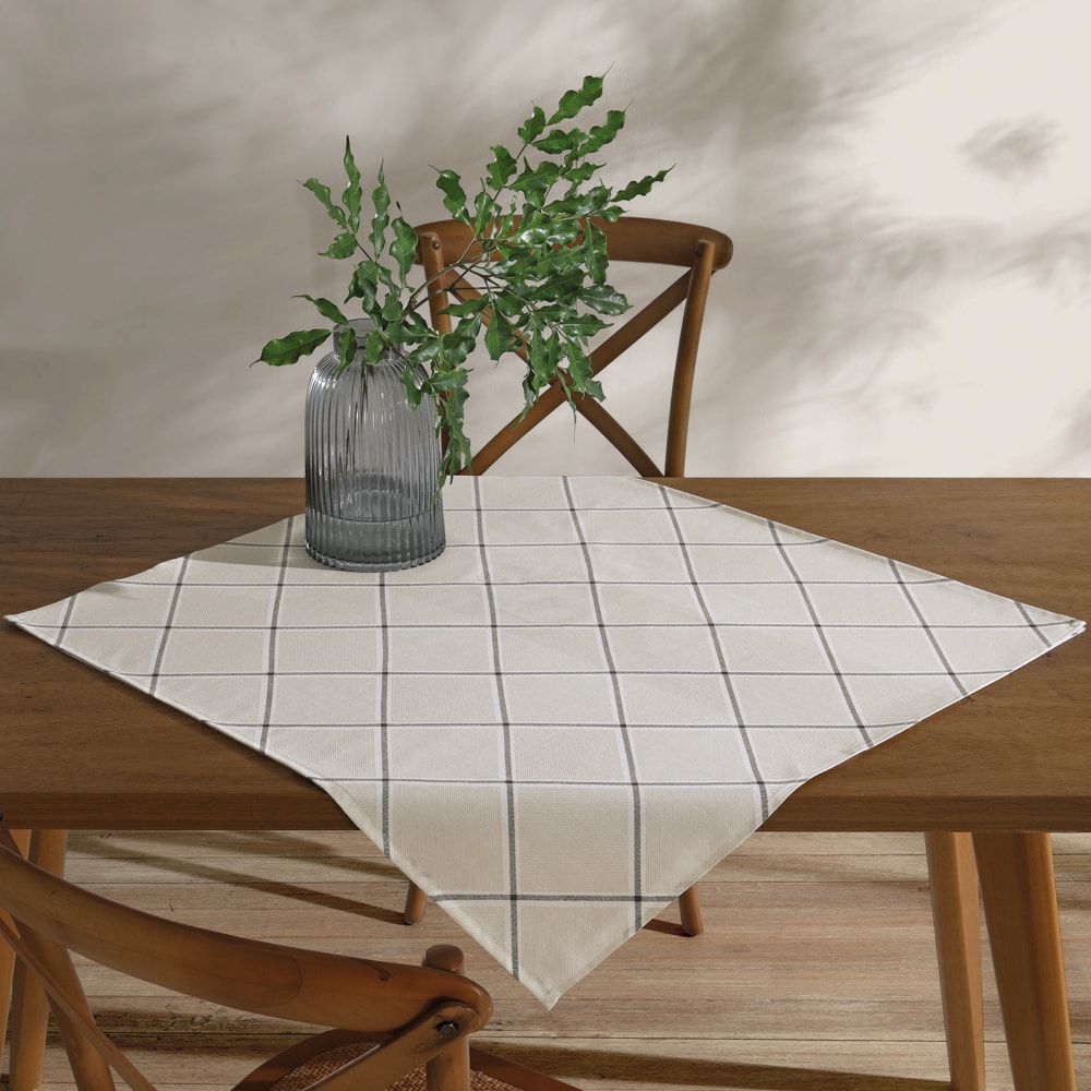 Toalha de Chá / Centro de Mesa Dohler Clean Renova Estampado Digital Ieda 78cm x 78cm