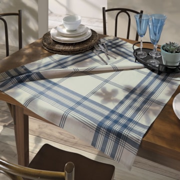 Toalha de Chá / Centro de Mesa Dohler Clean Renova Estampado Digital Luna 78cm x 78cm