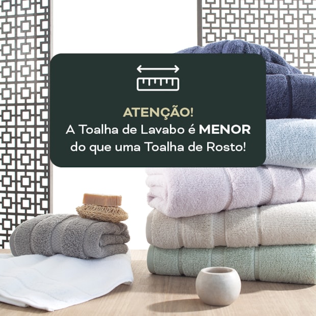 Toalha de Lavabo / Mão Buddemeyer Vision Air Cotton 100% Algodão - Gramatura: 470g/m²