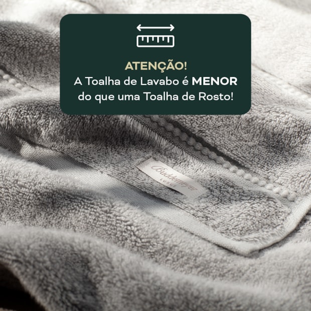 Toalha de Mão / Lavabo Buddemeyer Luxus Baby Skin 100% Algodão