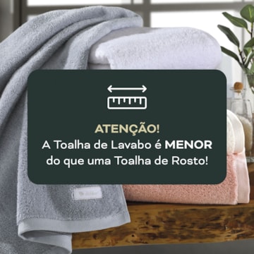 Toalha de Mão / Lavabo Dohler Florença AF-1625 100% Algodão Fio Penteado - Gramatura: 620 g/m²