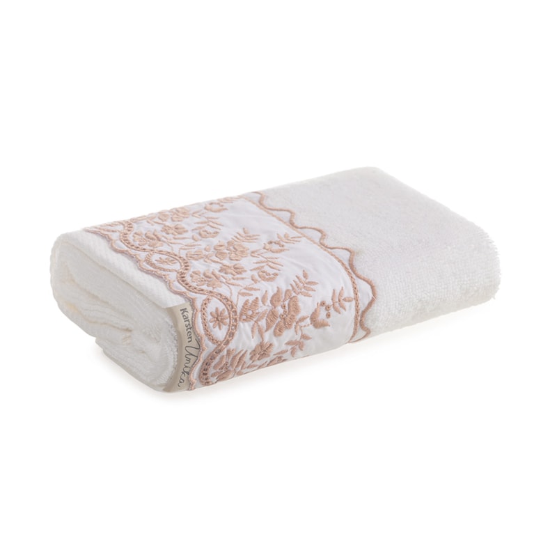 Toalha de Mão / Lavabo Karsten Antônia Bordada SoftMax 100% Algodão -