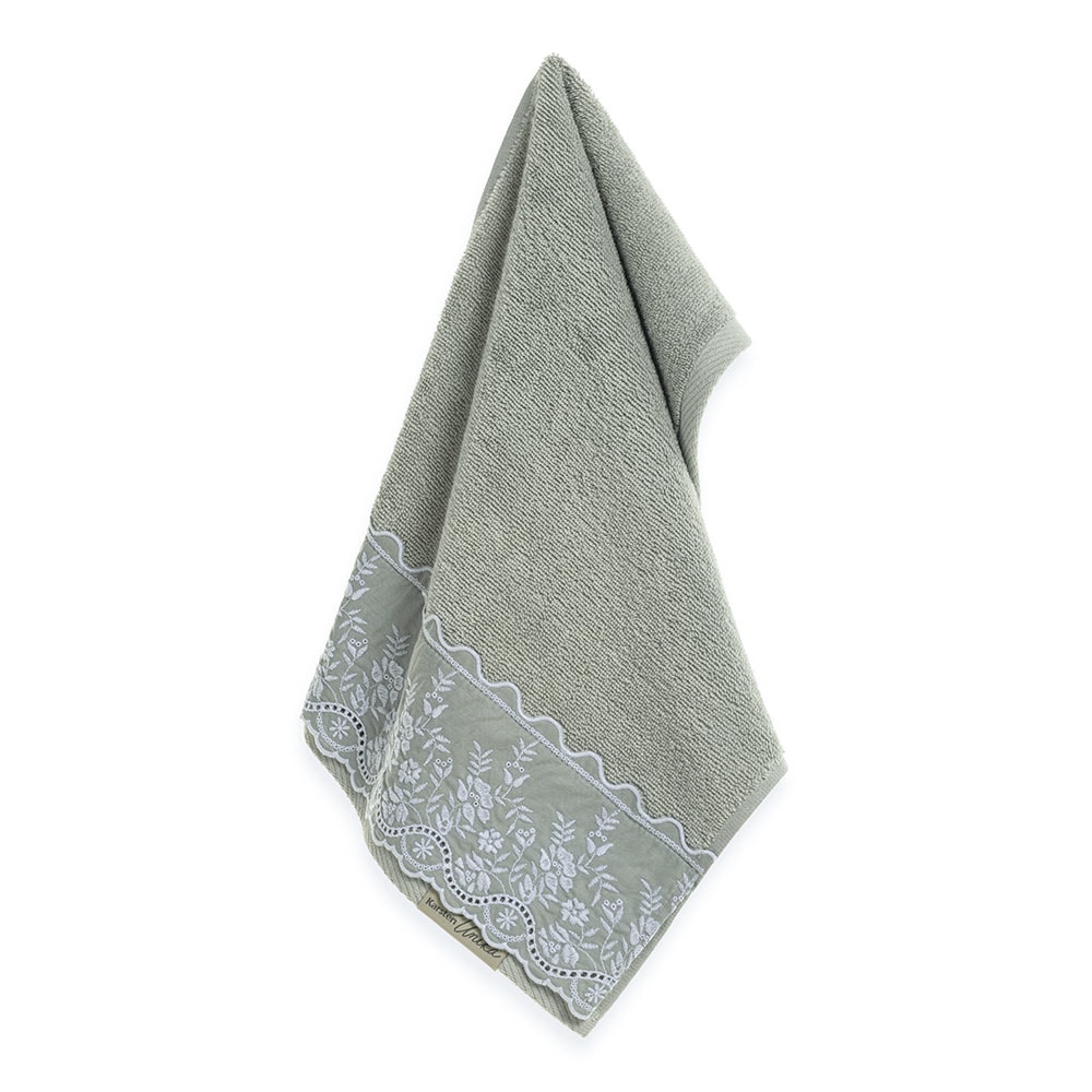 Toalha de Mão / Lavabo Karsten Antônia Bordada SoftMax 100% Algodão - Gramatura: 520 g/m²