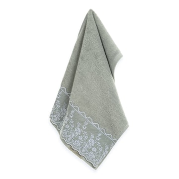Toalha de Mão / Lavabo Karsten Antônia Bordada SoftMax 100% Algodão - Gramatura: 520 g/m²