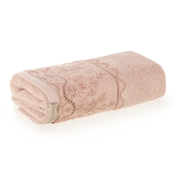Toalha de Mão / Lavabo Karsten Antônia Bordada SoftMax 100% Algodão - Gramatura: 520 g/m²