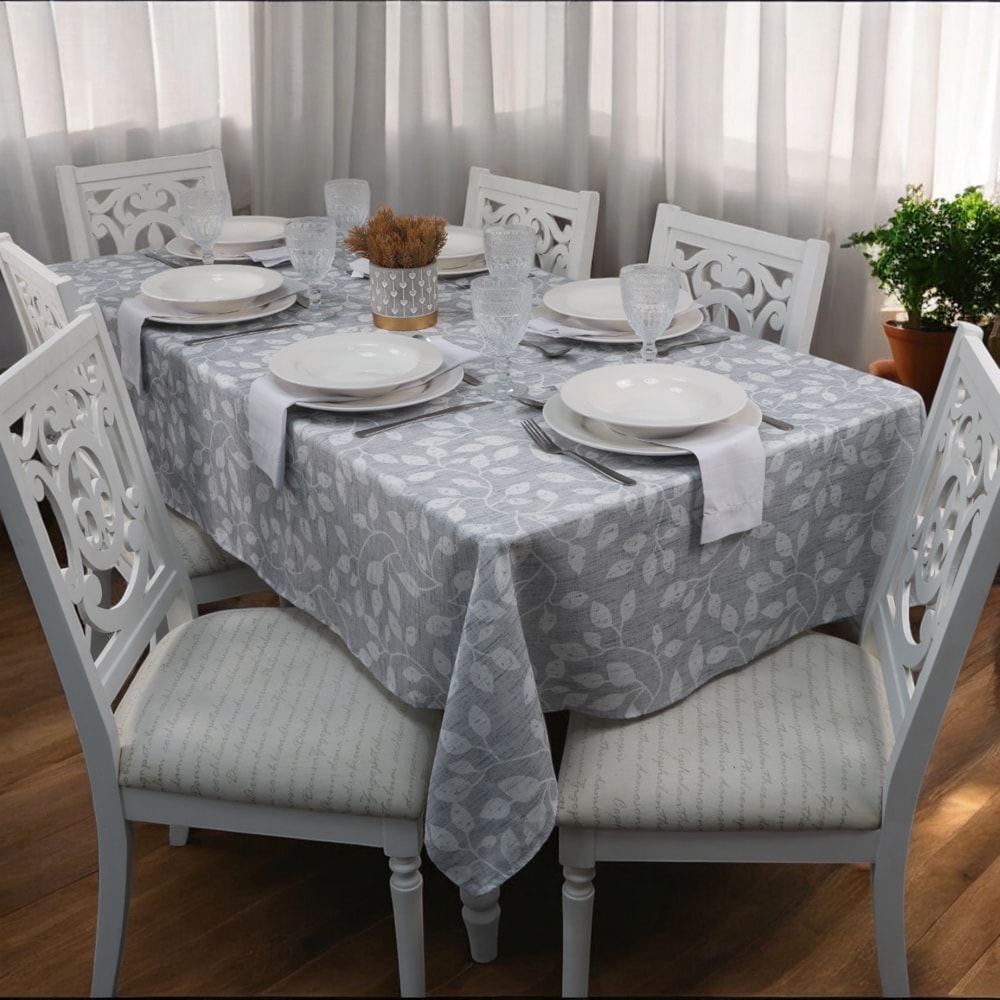 Toalha de Mesa Quadrada Antique Antimanchas Petra 4 Lugares 1,40m x 1,40m