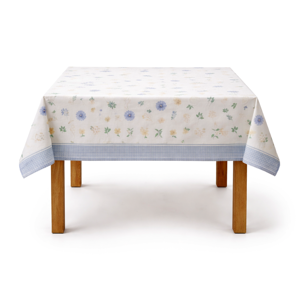 Toalha de Mesa Quadrada Dohler Clean Athenas Brisa Silvestre 4 Lugares 1,40m x 1,40m