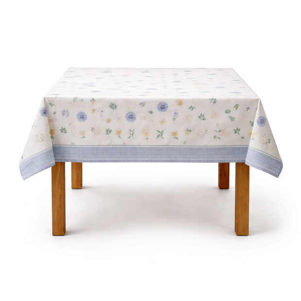 Toalha de Mesa Quadrada Dohler Clean Athenas Brisa Silvestre 4 Lugares 1,40m x 1,40m
