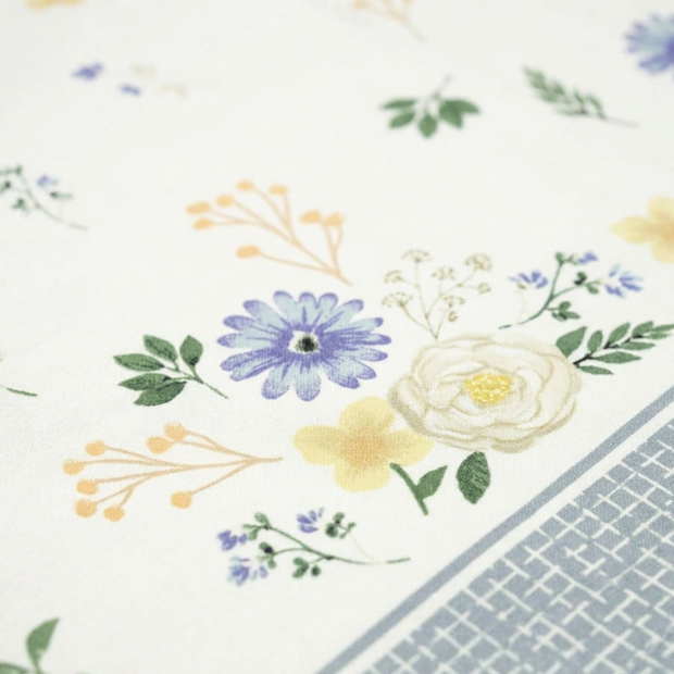 Toalha de Mesa Quadrada Dohler Clean Athenas Brisa Silvestre 4 Lugares 1,40m x 1,40m