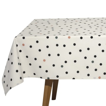 Toalha de Mesa Quadrada Dohler Clean Athenas Menu 4 Lugares 1,40m x 1,40m