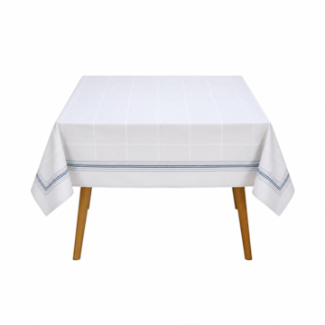 Toalha de Mesa Quadrada Dohler Clean Ciel 8 Lugares 1,80m x 1,80m