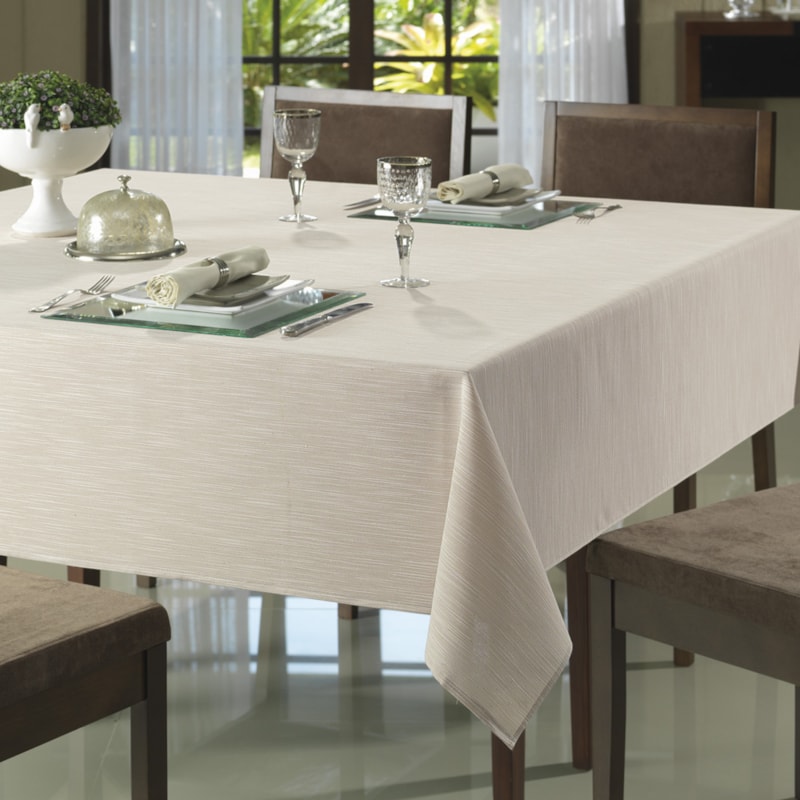 Toalha de Mesa Quadrada Dohler Clean Passion 8 Lugares 2,00m x 2,00m