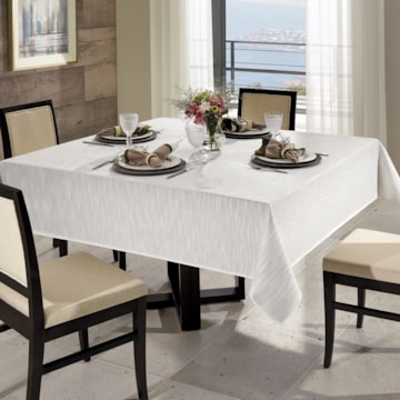 Toalha de Mesa Quadrada Dohler Clean Passion 8 Lugares 2,00m x 2,00m