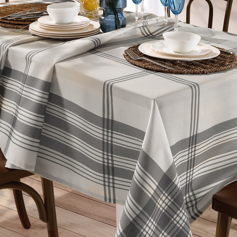 Toalha de Mesa Quadrada Dohler Clean Renova Estampado Digital Luna 4 Lugares 1,40m x 1,40m