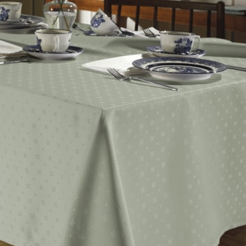 Toalha de Mesa Quadrada Dohler Jacquard Cindy 4 Lugares 1,40m x 1,40m
