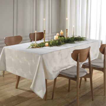 Toalha de Mesa Quadrada Dohler Lumina II TJ-4885 4 Lugares 1,60m x 1,60m