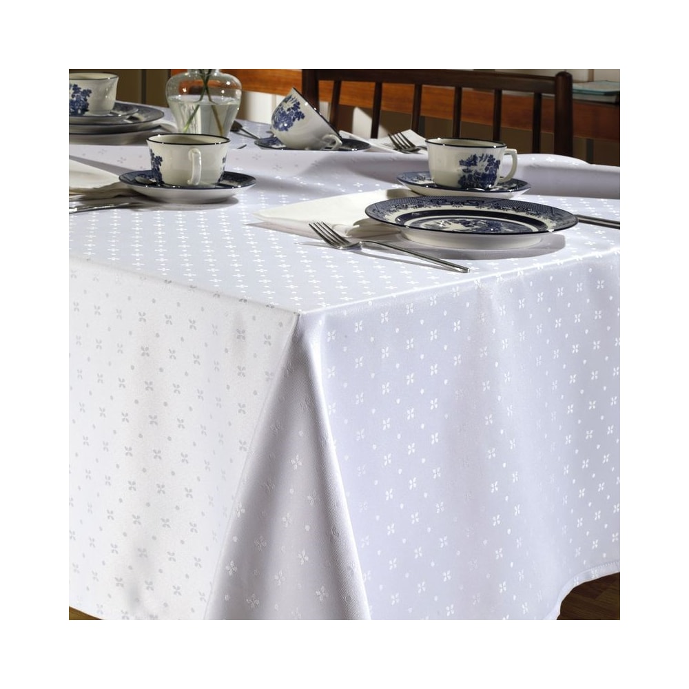 Toalha de Mesa Quadrada Dohler Requinte TJ-5796 4 Lugares 1,60m x 1,60m