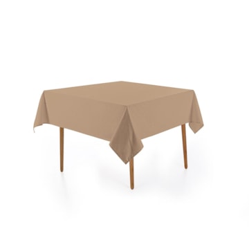 Toalha de Mesa Quadrada Karsten Alamanda Jacquard 8 Lugares 2,20m x 2,20m