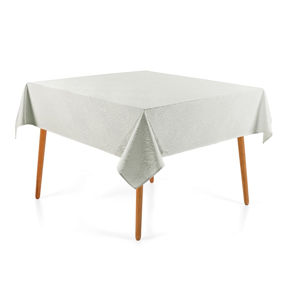 Toalha de Mesa Quadrada Karsten Celebra Savana Lava Fácil 8 Lugares 1,80m x 1,80m