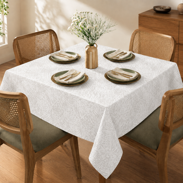 Toalha de Mesa Quadrada Karsten Celebra Savana Lava Fácil 8 Lugares 2,20m x 2,20m