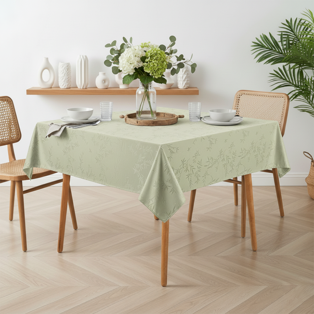 Toalha de Mesa Quadrada Karsten Celebra Veríssimo Easy Wash 8 Lugares 1,80m x 1,80m