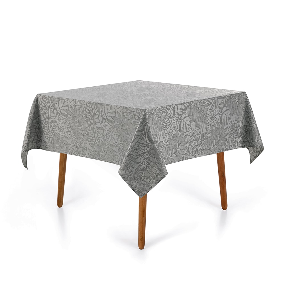 Toalha de Mesa Quadrada Karsten Jacquard Essencia 4 Lugares 1,40m x 1,40m