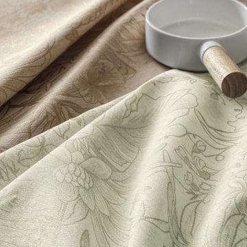 Toalha de Mesa Quadrada Karsten Jacquard Sempre Limpa Aurora 8 Lugares 1,80m x 1,80m