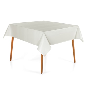Toalha de Mesa Quadrada Karsten Jacquard Sempre Limpa Oslo 8 Lugares 1,80m x 1,80m