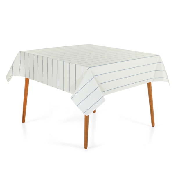 Toalha de Mesa Quadrada Karsten Jacquard Sempre Limpa Royale 8 Lugares 1,80m x 1,80m