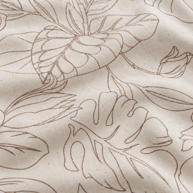 Toalha de Mesa Quadrada Nativa Floral 4 Lugares 1,40m x 1,40m