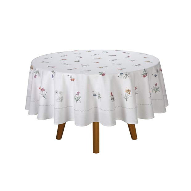 Toalha de Mesa Redonda Dohler Clean Diana 8 Lugares 100% Algodão 2,00m