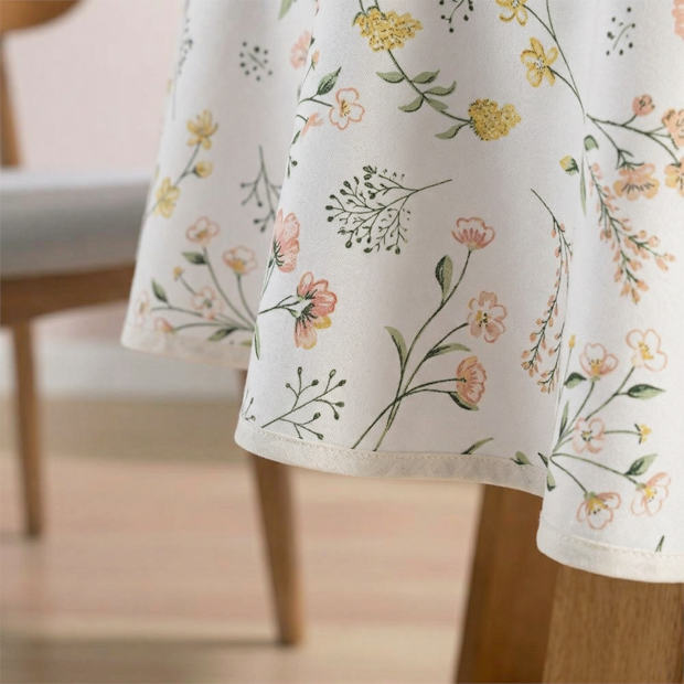 Toalha de Mesa Redonda Dohler Clean Florencia 4 Lugares 1,60m