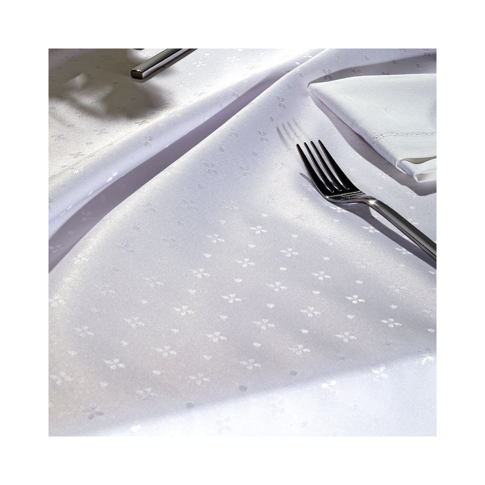 Toalha de Mesa Redonda Dohler Jacquard Cindy 4 Lugares 1,60m