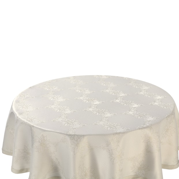 Toalha de Mesa Redonda Dohler Lumina II TJ-4885 4 Lugares 1,60m
