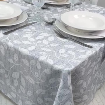 Toalha de Mesa Retangular Antique Petra Antimanchas 8 Lugares 1,50m x 2,50m