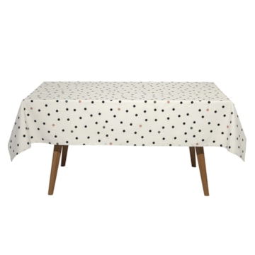 Toalha de Mesa Retangular Dohler Clean Athenas Menu 6 Lugares 1,40m x 2,10m