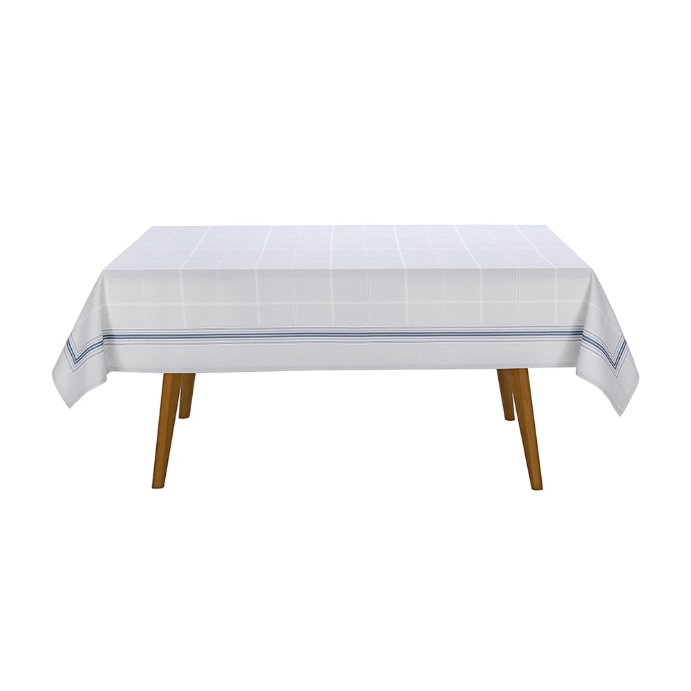 Toalha de Mesa Retangular Dohler Clean Ciel 8 Lugares 1,60m x 2,70m