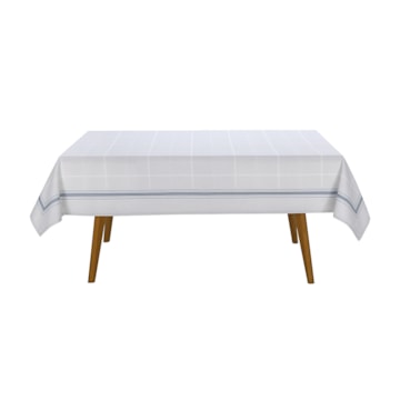 Toalha de Mesa Retangular Dohler Clean Ciel 8 Lugares 1,60m x 2,70m