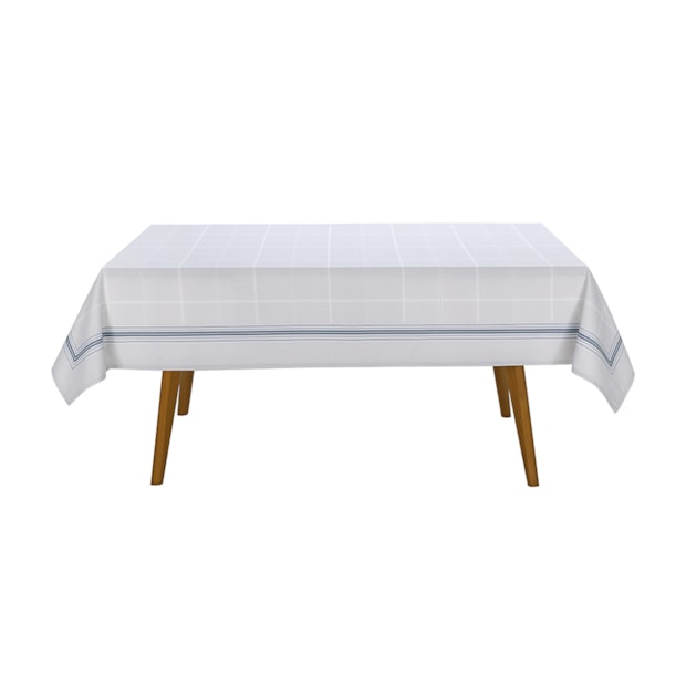 Toalha de Mesa Retangular Dohler Clean Ciel 8 Lugares 1,60m x 2,70m