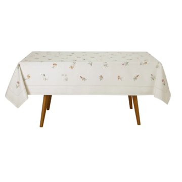 Toalha de Mesa Retangular Dohler Clean Diana 6 Lugares 100% Algodão 1,60m x 2,30m