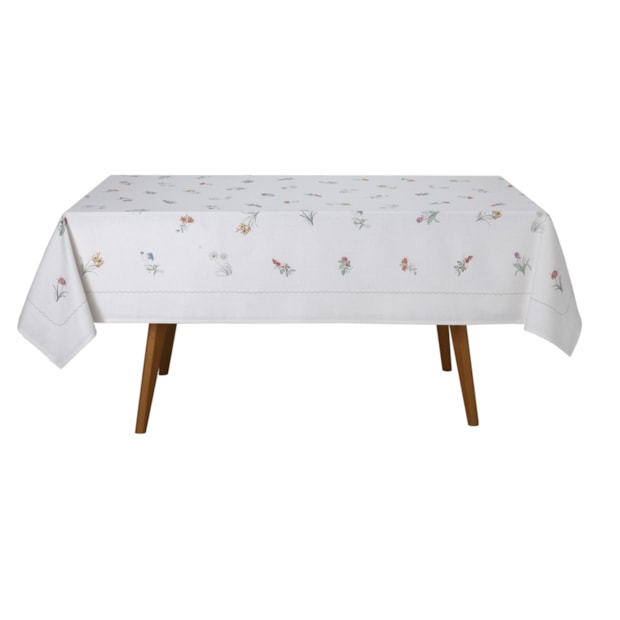Toalha de Mesa Retangular Dohler Clean Diana 8 Lugares 100% Algodão 1,60m x 2,70m