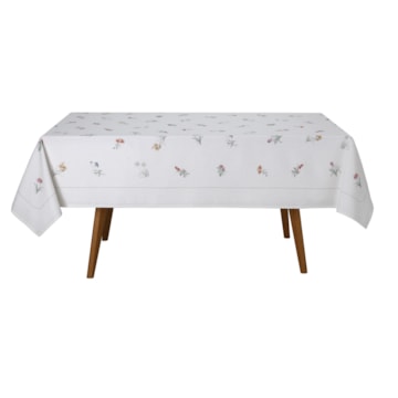 Toalha de Mesa Retangular Dohler Clean Diana 8 Lugares 100% Algodão 1,60m x 2,70m