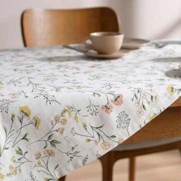Toalha de Mesa Retangular Dohler Clean Florência 6 Lugares 1,40m x 2,10m